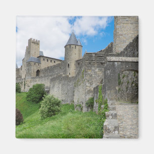 Befestigte Stadtmauer von Carcassonne Magnet