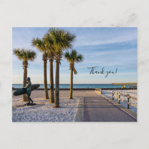 Befestigter Fußweg nach Pensacola Beach Danke Post Postkarte