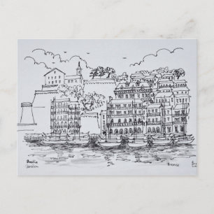 Befestigter Hafen von Bastia, Korsika, Frankreich Postkarte
