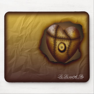 Befestigtes Herz, mousepad