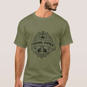 Befestigungsrohre und Fangrohr T-Shirt