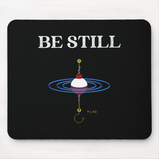 Befischen Sie noch meditationsInspiriert Fischerei Mousepad (Vorne)