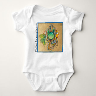 Befischung von Komplimenten-Baby-Shirt Baby Strampler
