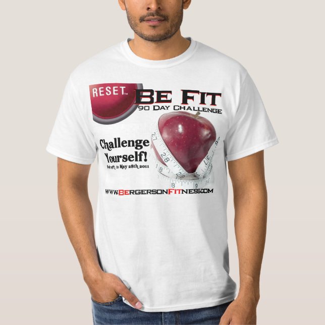 BeFitChallengeTShirt Kopie T-Shirt (Vorderseite)