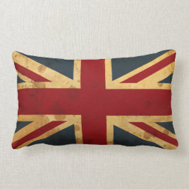 Befleckte Gewerkschafts-Jack Großbritannien-Flagge Lendenkissen