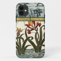 Beflecktes Glas-Blumen mit TAN-Grenze