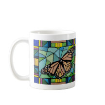 Beflecktes Glas-Schmetterlings-Tasse