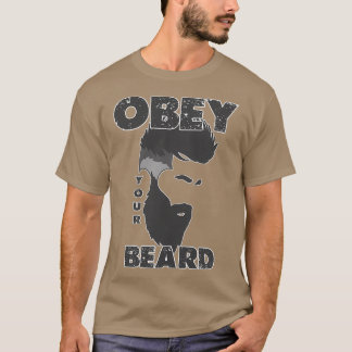Befolgen Sie das Bart Beardo Design T-Shirt