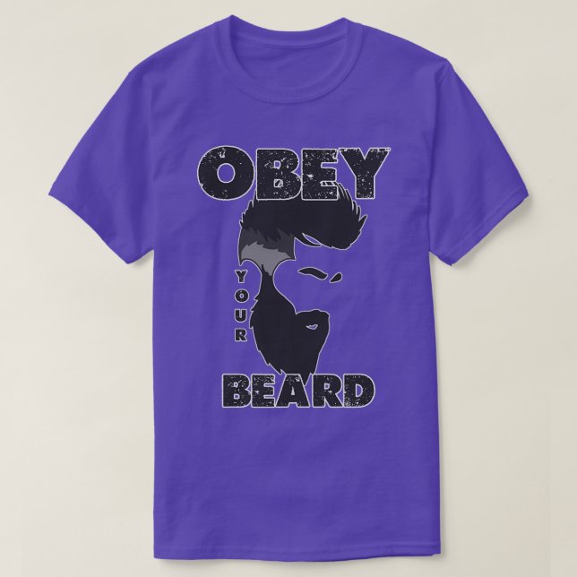 Befolgen Sie den Bart Beardo Design 2 T-Shirt (Design vorne)