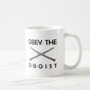 Befolgen Sie den Oboist Kaffeetasse