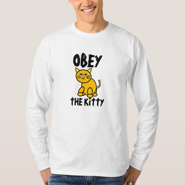 Befolgen Sie den T - Shirt der Kitty-Männer (Vorderseite)