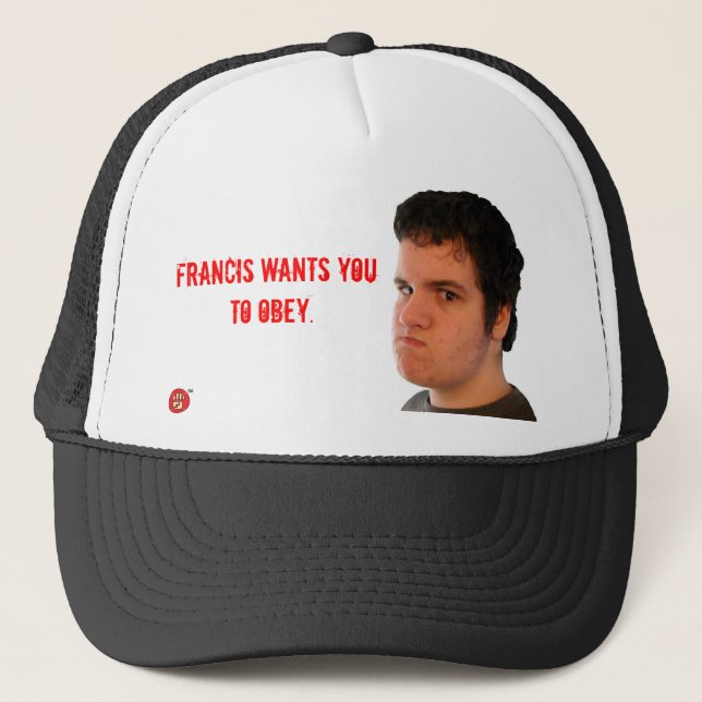 Befolgen Sie Francis-Kappe Truckerkappe (Vorderseite)