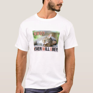 Befolgen Sie (helle) T - Shirt niemals