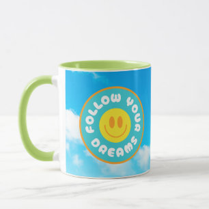 Befolgen Sie Ihre Träume Gutes Gesicht Tasse w Gre