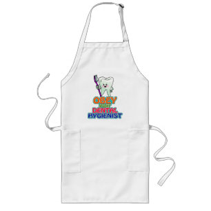 Befolgen Sie Ihren Zahnarzthelfer Lange Schürze