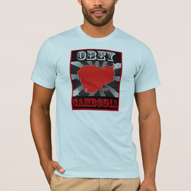 Befolgen Sie Kambodscha T-Shirt (Vorderseite)
