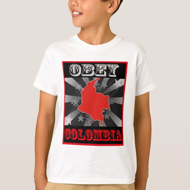 Befolgen Sie Kolumbien T-Shirt (Vorderseite)