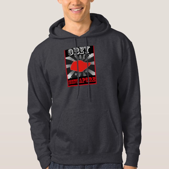 Befolgen Sie Singapur Hoodie (Vorderseite)
