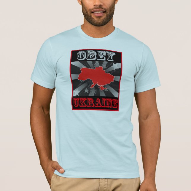Befolgen Sie Ukraine T-Shirt (Vorderseite)