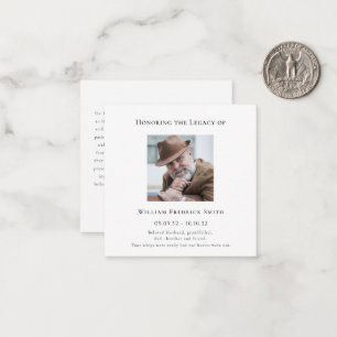 Befolgung der alten modernen Foto-Gebetskarte Mitteilungskarte