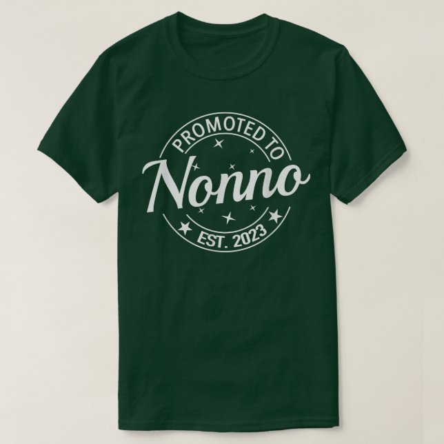 Befördert auf Nonno 2023 bald Oma-Schwangerschaft T-Shirt (Design vorne)