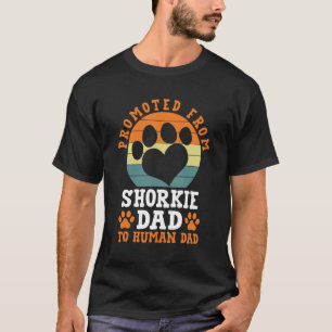 Befördert von Shorkie Vater Funny Yorkie Tzu Spaß T-Shirt