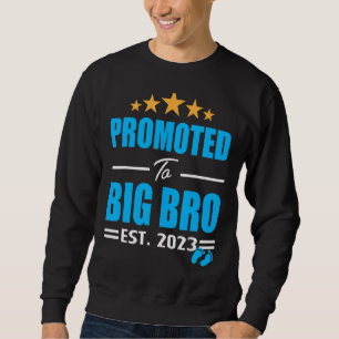 Befördert zu Big Bro werde ich ein großer Bruder s Sweatshirt