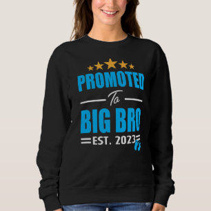 Befördert zu Big Bro werde ich ein großer Bruder s Sweatshirt