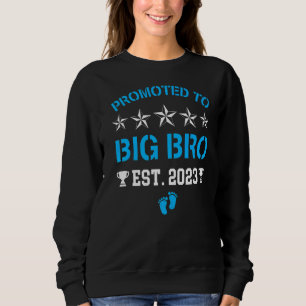 Befördert zu Big Bro werde ich ein großer Bruder s Sweatshirt