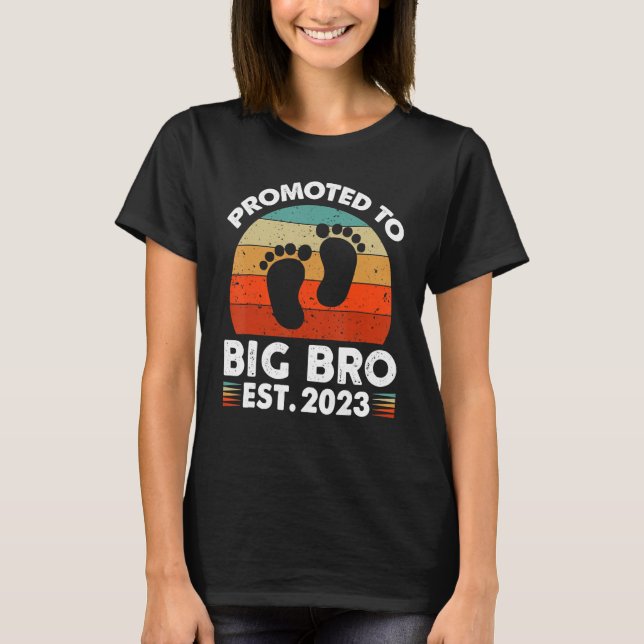 Befördert zu Big Bro werde ich ein großer Bruder s T-Shirt (Vorderseite)