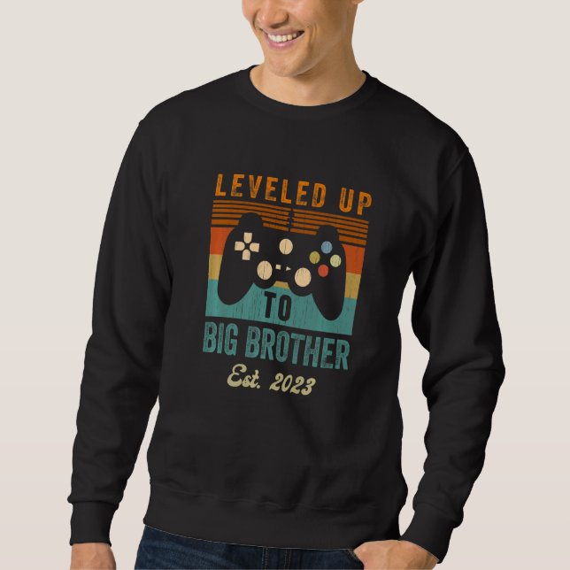befördert zu Big Brother 2023 Leveled up to Big Br Sweatshirt (Vorderseite)