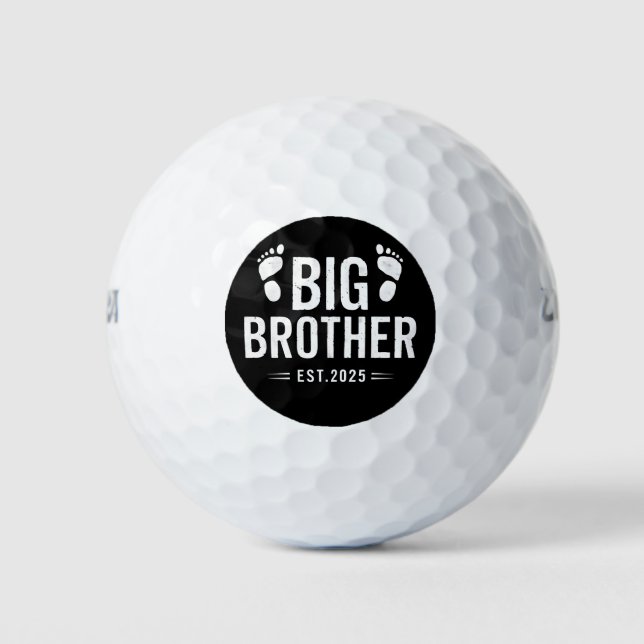 Befördert zu Big Brother Est. Babyankündigung 2025 Golfball (Vorderseite)
