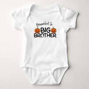 Befördert zu Big Brother Halloween Pumpkin Baby Strampler