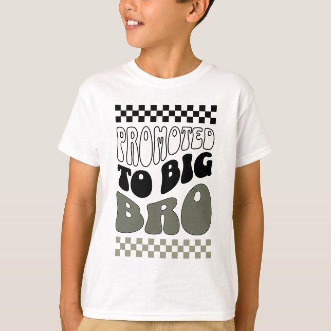 Befördert zu Big Brother Shirt Kleinkind Baby Boys (Vorderseite)