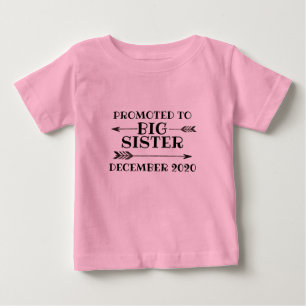 Befördert zu Big Sister Baby T-shirt