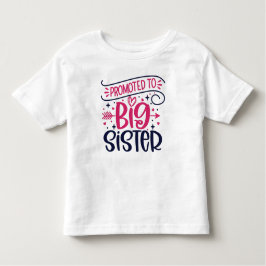 Befördert zu Big Sister Kleinkind T-shirt