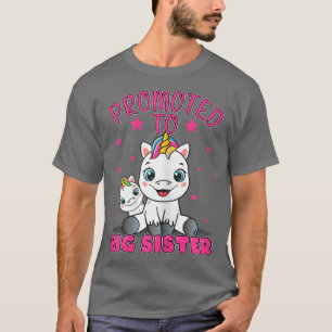 Befördert zu Big Sister Unicorn zukünftige Schwest T-Shirt