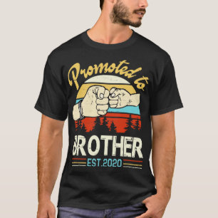 Befördert zu Bruder Est 2020 glückliche Vater Elte T-Shirt