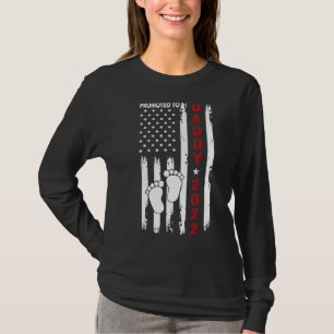 Befördert zu Daddy 2022 erste Fahne der amerikanis T-Shirt