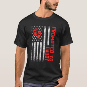 Befördert zu Daddy 2022 Erster Vatertag 2 T-Shirt