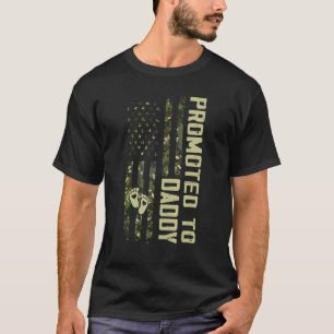 Befördert zu Daddy 2022 Erster Vatertag 3 T-Shirt