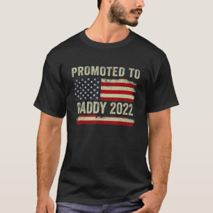 Befördert zu Daddy 2022 Erstmaliges Vatertag New D T-Shirt