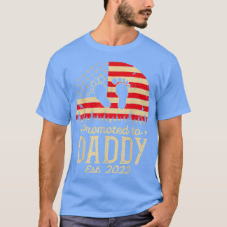 Befördert zu Daddy 2022 Neuer Vatertag  T-Shirt