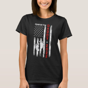 Befördert zu Daddy 2022 Neuer Vatertag T-Shirt