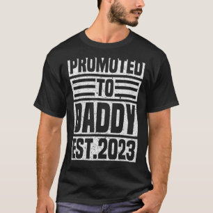 Befördert zu Daddy 2023 erster Vater New Dad Fa T-Shirt