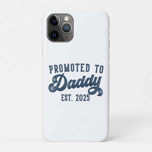 Befördert zu Daddy EST. 2025 Funny bald Vater werd Case-Mate iPhone Hülle (Rückseite)