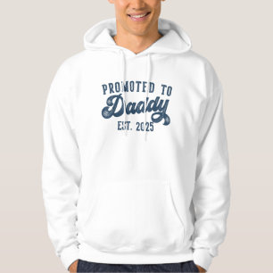 Befördert zu Daddy EST. 2025 Funny bald Vater werd Hoodie