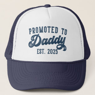Befördert zu Daddy EST. 2025 Funny bald Vater werd Truckerkappe