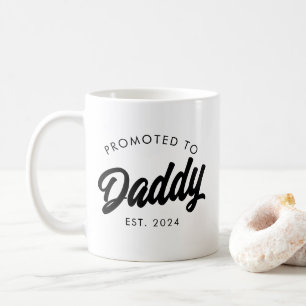 Befördert zu Daddy New Dad Geschenk Vatertag Kaffeetasse