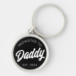 Befördert zu Daddy New Dad Geschenk Vatertag Schlüsselanhänger